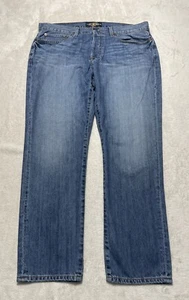 Lucky Brand Jeans Herren 38x30 Heritage Slim 121 Straight Blau Denim Button Fly - Bild 1 von 13