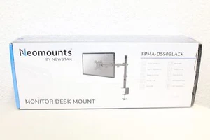Neomounts Monitor Desk Mount FPMA-D550 Schwarz Neu Rechnung MwSt - Bild 1 von 4