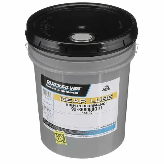OEM MerCruiser High Performance SAE 90 Gear Lube 5 Gallon 858008Q01 8M0222056 - Image 1 of 1