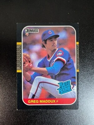 1987 Donruss Rated Rookie Greg Maddux RC #36 - Image 1 of 2