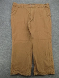 Pantalones de manguera contra incendios Duluth Trading Flex para hombre 48x30 marrón ropa de trabajo utilitario carpintero - Imagen 1 de 18