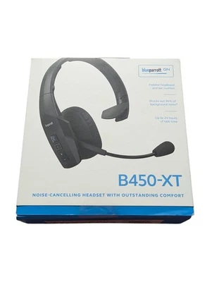 Oo2U BlueParrott B450-XT Mono Headset Noise Cancelling Bluetooth 300' Range Blk - Image 1 of 4