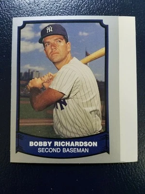Bobby Richardson NY Yankees 1988 Pacific Trading Baseball Legends White Border - Image 1 of 2