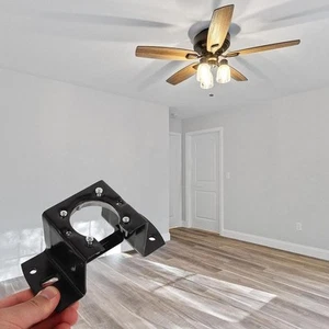 Ceiling Fan Mounting Bracket for Light Fixtures Metal Installation Accessory - Picture 1 of 7