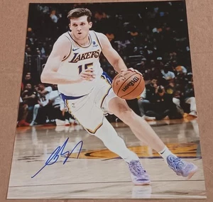 AUSTIN REEVES LOS ANGELES LAKERS SIGNED AUTOGRAPHED 8X10 PHOTO COA BASKETBALL - Picture 1 of 1