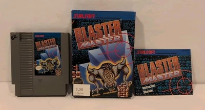 Blaster Master (Nintendo Entertainment System, 1988) Cartridge/Box/Manual  - Image 1 of 4