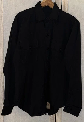 VINTAGE 70’s US NAVY LONG SLEEVE WORK SHIRT VIETNAM WAR Era No Size See Pics - Image 1 of 4