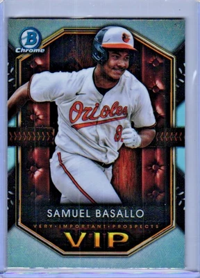 Samuel Basallo 2025 Bowman Chrome VIP #VIP-4 Baltimore Orioles - Image 1 of 2