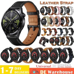 DE Ersatz Leder Armband Für Huawei Watch GT 5 46mm /GT 6 Pro 46mm Lederband 22mm - Bild 1 von 110