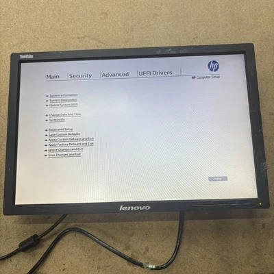 Lenovo LT2024WA 20” Monitor HD+ 1600x900 VGA DVI LCD Widescreen Display Screen 1 - Image 1 of 4