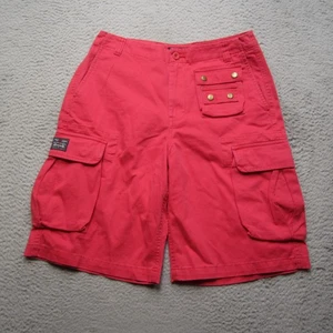 vintage olo Ralph Lauren Cargo Shorts Boys 18 Paratrooper Utility Pockets Y2K - Picture 1 of 12