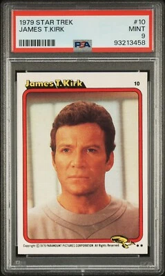 1979 Topps Star Trek The Motion Picture #10 James T. Kirk (Shatner) PSA 9 Mint - Image 1 of 3