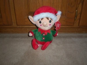 NEW, HOLIDAY TIME CHRISTMAS ELF PLUSH 10" - Picture 1 of 3