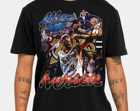 Allen Iverson T-Shirt The Philadelphia 76ers Gift For Basketball Lover Cover