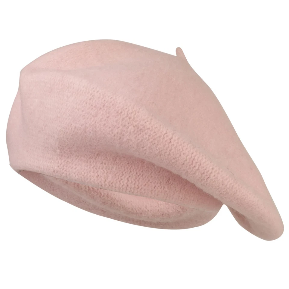 Sombrero boina vasca liso color liso 100 % lana estilo francés arte moda - ENVÍO GRATUITO Foto 1 de 1