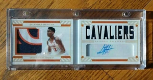 2019 National Treasures De'Andre Hunter Auto Book /25 Rookie RC RPA Booklet - Imagen 1 de 3