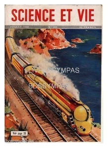 SCIENCE ET VIE  382  07/1949  TBE TRAIN CHEMIN DE FER - Imagen 1 de 1