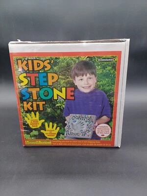 BRAND NEW Milestones Mosaic Kid's Brand New Cement Stepping Stone Project Kit - Image 1 of 2