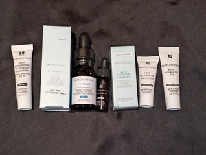 NEW $164 SkinCeuticals C E Ferulic Serum+A.G.E.eye+Advanced+Phloretin CF+SPF Lot - Picture 1 of 5