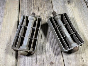 BICICLETA ANTIGUA VINTAGE BICICLETA PEDALES CCM PEDALES DE ALEACIÓN DESCONOCIDOS 1/2 HILOS 1940  - Imagen 1 de 7