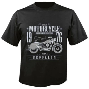 Camiseta NUEVA YORK CITY BROOKLYN SPEEDWAY RACING 1976 CAMISETA MOTO CHOPPER - Imagen 1 de 1