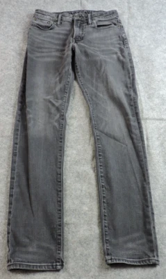 Pantalones de mezclilla negros American Eagle Outfitters para hombre 30x32 Next Level Flex Washout Whisker Foto 1 de 4