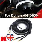 Wired Headset Spring Audio Cable For Denon Ah-D7100/D9200 Hifi Cord Accessories