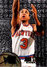 1995 Metal Silver Spotlight John Starks #74 New York Knicks Basketball Card