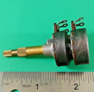 CENTRALAB H4810A DUAL POTENTIOMETER 2K 1955 VINTAGE  134508 CODE - Picture 1 of 5