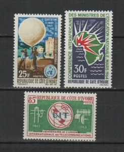 Côte-d'Ivoire 1964-65 3 timbres neufs MNH /TR8329 - Imagen 1 de 1