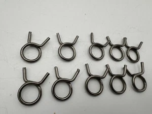 Lote de 10 anillos de resorte de tensión constante SS abrazaderas de manguera de 5/8 pulgadas - Imagen 1 de 4