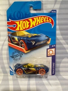 2020 HOT WHEELS ''TRACK STARS'' #100 = NERVE HAMMER = BLUE , int - Picture 1 of 2