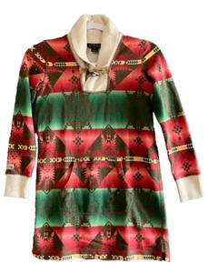 Polo Ralph Lauren Girls Medium Sweater Southwestern Tunic Pocket Dress - Picture 1 of 7
