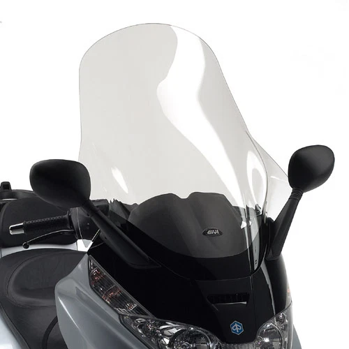 D500ST GIVI Parabrezza Trasparente per Piaggio X8 250 2004 2005 2006 2007 2008 - Immagine 1 di 1
