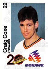 1989-90 Vancouver Canucks Mohawk #6 Craig Coxe