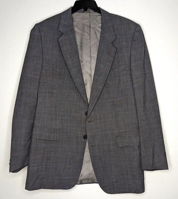D’Avenza Santoro Super 100's Men's 44R Sport Coat Jacket Blazer 100% Wool Gray - Image 1 of 4
