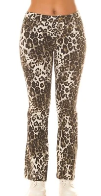 Damen Jeans im Leo Look - Bild 1 von 3