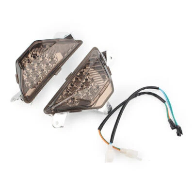 Front Turn Signal Lights Indicator Fit Kawasaki Ninja 300R EX300 2013-2017 Smoke - Image 1 of 4