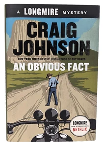 SIGNED 1st Edition CRAIG JOHNSON An Obvious Fact 1st/1st HCDJ Longmire Series - Picture 1 of 11