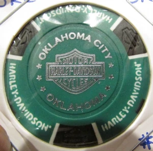 Harley-Davidson World Poker Chip - Oklahoma City, OK Harley Davidson #3 - Bild 1 von 2