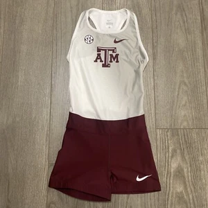 Nike Texas A&M Aggies Damen Gr. Small Lauf Speed Anzug Singlet Team Issue - Bild 1 von 2