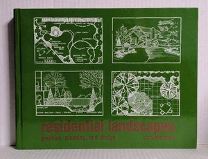 RESIDENTIAL LANDSCAPES: Graphics Planning Design Pierceall Architecture Textbook - Picture 1 of 3