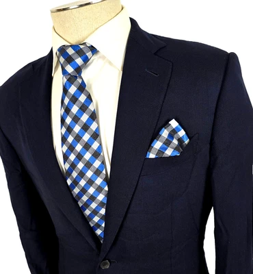 Recent Ermenegildo Zegna Cool Effect Wool Blazer Mila Fit Textured 38S 48S Spain - Image 1 of 4