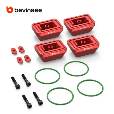 Aluminum Jack Pad Set For BMW E90 E91 E92 E93 F30 F31 F32 F33 F34 F36 F10 F07 - Image 1 of 4