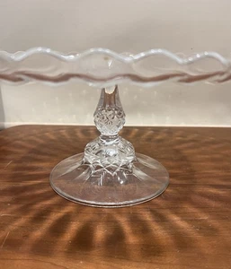 Soleil Cristal D’arques Lead Genuine Lead Crystal Cake Stand - Picture 1 of 8