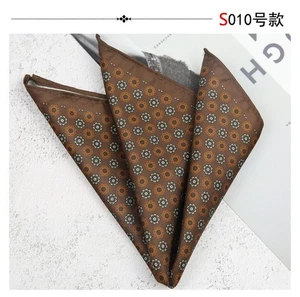 Paisley Handkerchief Vintage Men's Chest Business Suit AccessoriesPocket Square - Picture 1 of 21