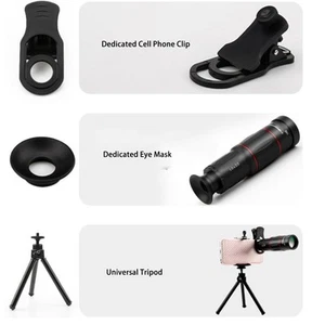 18X Teleobiektyw telefoniczny HD ze statywem telefonicznym Kamera do telefonu komórkowego♫ - Zdjęcie 1 z 24