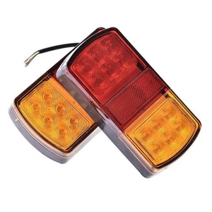 1 Pair Truck Trailer 2004-2008 Plug&Play 12 LED Lamp Tail Light Stop Indicator G - Picture 1 of 11
