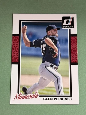 Glen Perkins 2014 Donruss Minnesota Twins #167 Y713 - Image 1 of 2