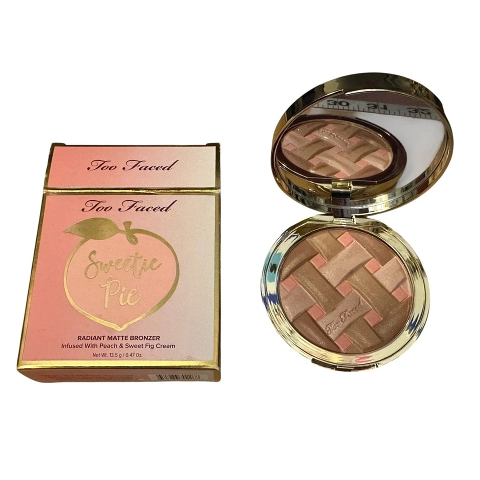 Too Faced Sweetie Pie Radiant Matte Bronzer Infused With Peach & Sweet Fig Cream - Image 1 of 1